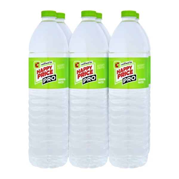 บิ๊กซี แฮปปี้ ไพรซ์ โปร น้ำดื่ม 1500 มล. แพ็ค 6